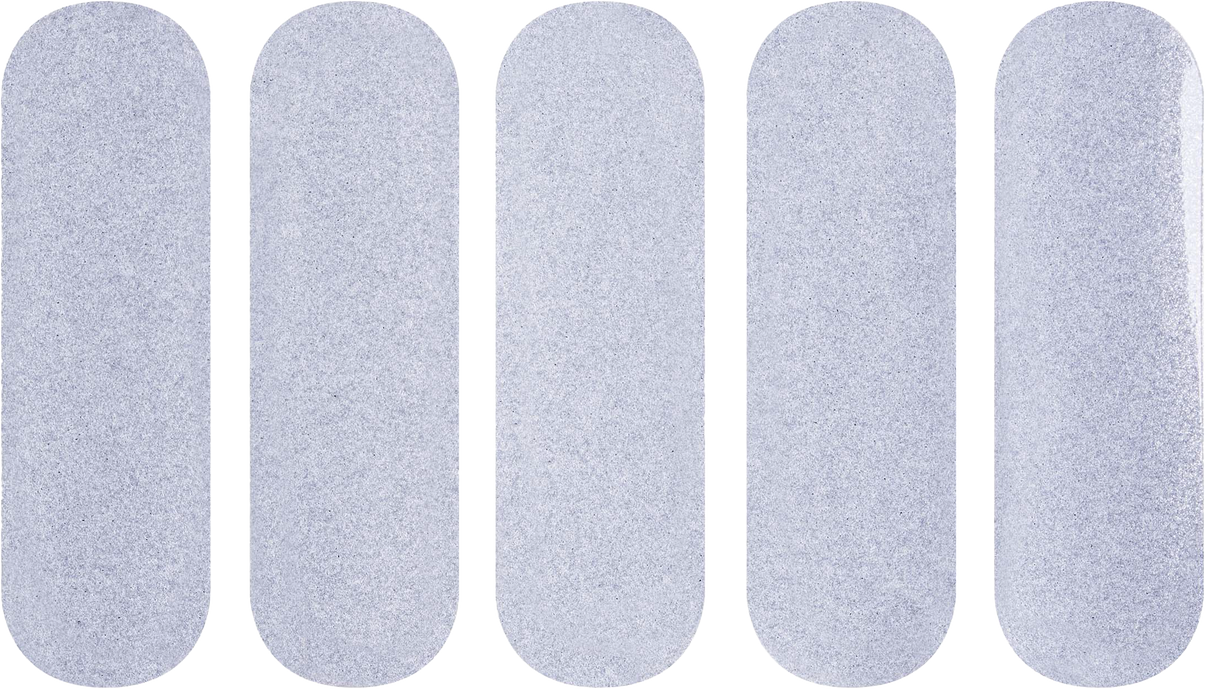 Reflective Grey Helmet Stickers 5pcs