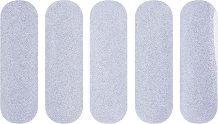 Reflective Grey Helmet Stickers 5pcs