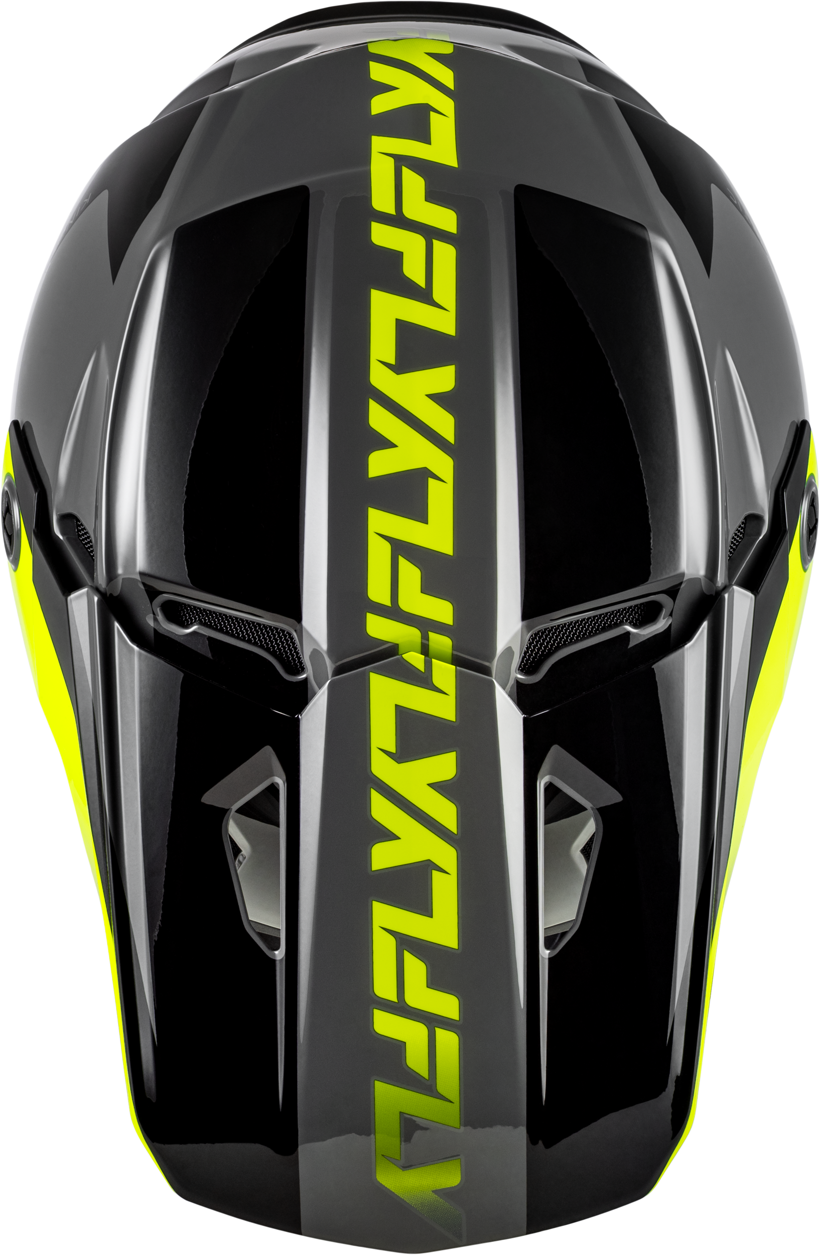 Kinetic Crest Helmet Grey/Black/Hi Vis Xs