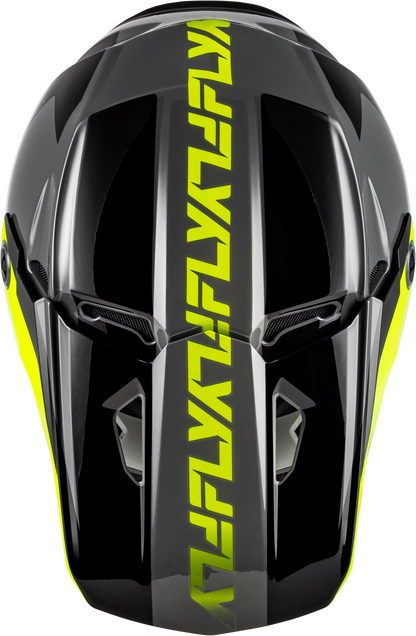 Kinetic Crest Helmet Grey/Black/Hi Vis Xl