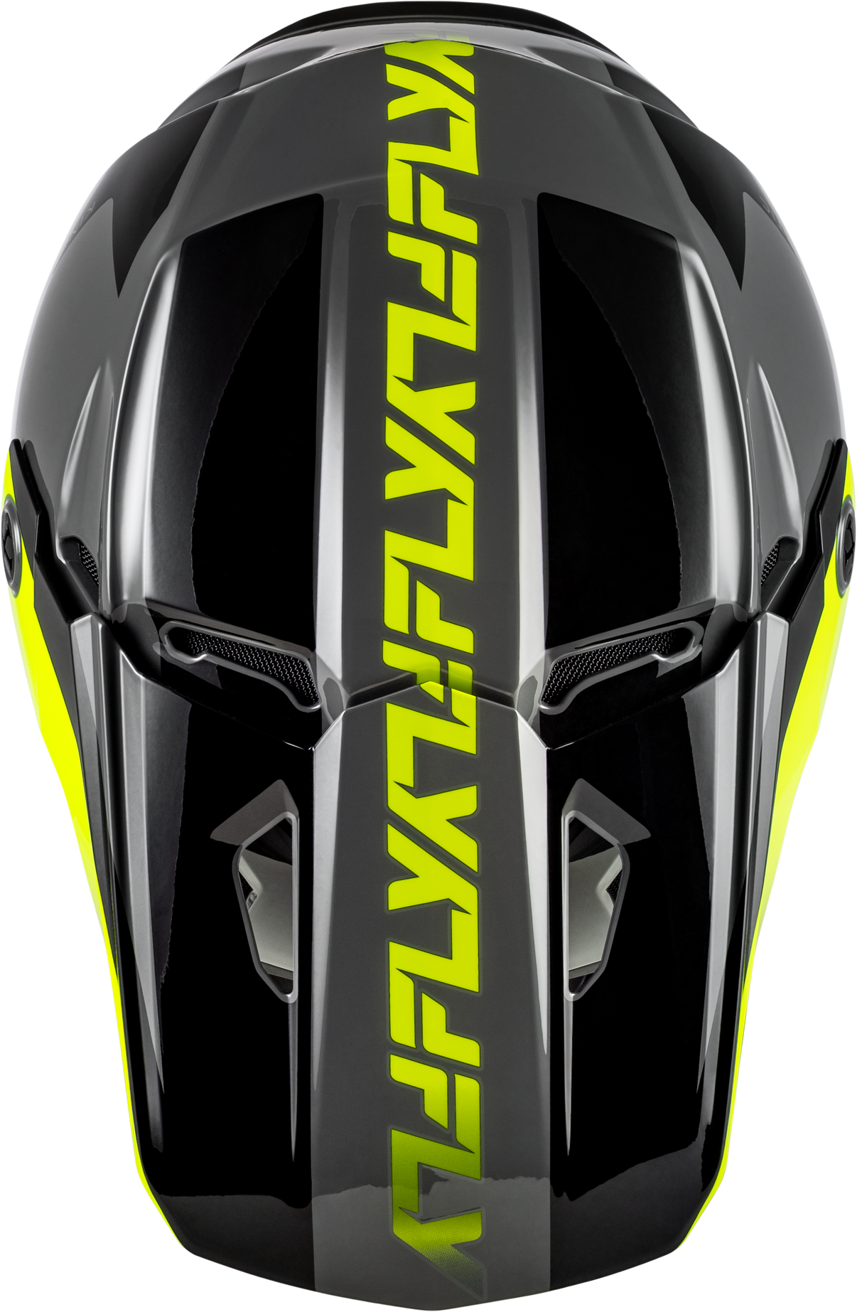 Kinetic Crest Helmet Grey/Black/Hi Vis Md