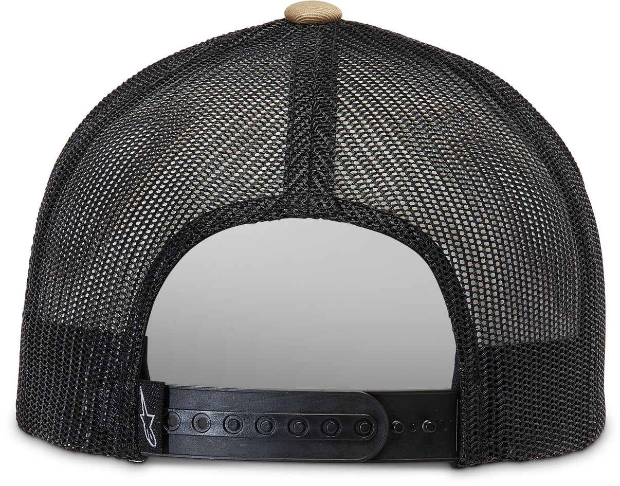 Flag Snapback Hat Sand/Black