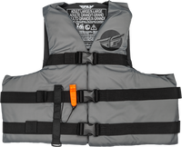 Nylon Flotation Vest Grey/Black 2x