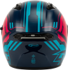 Of 87 Duke Helmet W/Led Light Blue/Red 3x