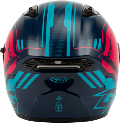 Of 87 Duke Helmet W/Led Light Blue/Red 3x
