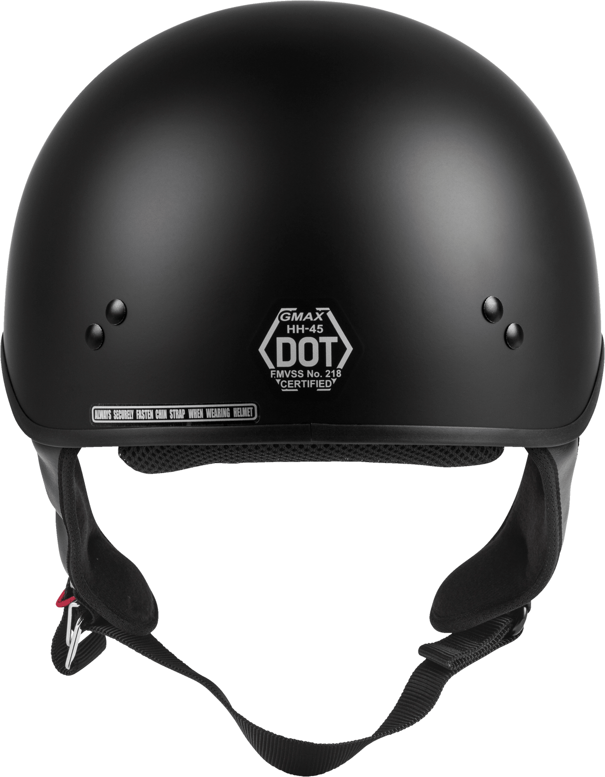 Hh 45 Half Helmet Naked Matte Black Md