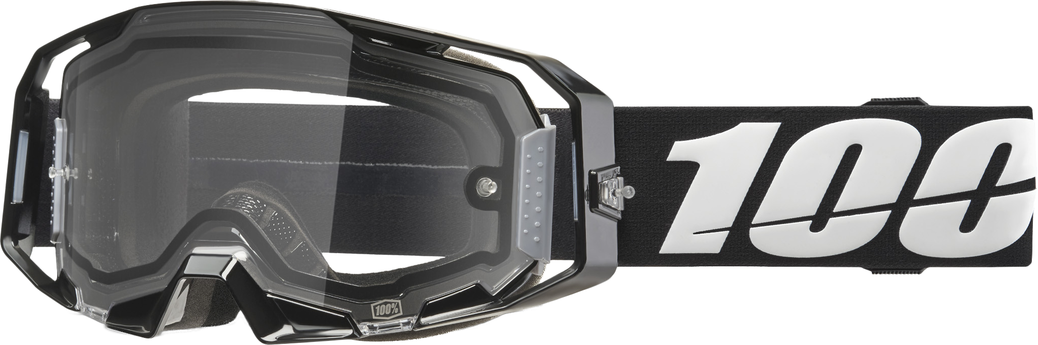 Armatic  Enduro Moto Goggle Black Clear Lens