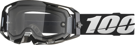 Armatic  Enduro Moto Goggle Black Clear Lens