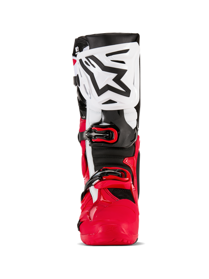 Alpinestars Tech 10 Enduro Boots - Bright Red/Black/White - Part Number 2010025-3016-7