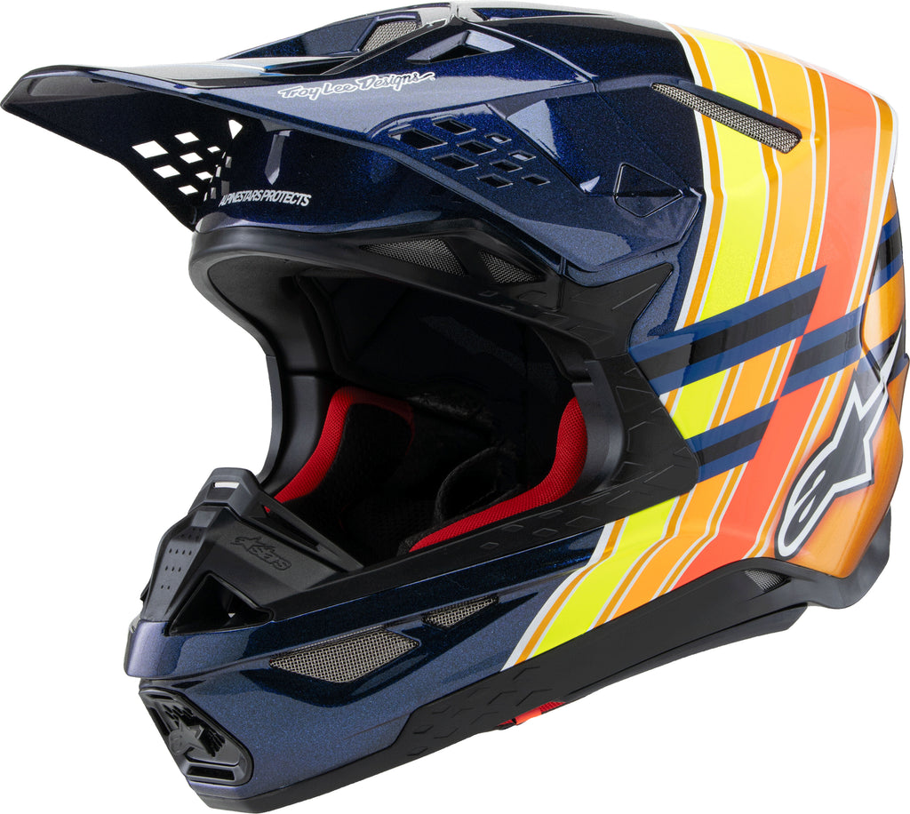 S M10 Tld Edition 25 Helmet Drk Blu/Org/Ylw Fluo/Red Sm
