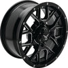 QuadBoss Barbwire 14X7 - 5+2 - 4/110 - Milled