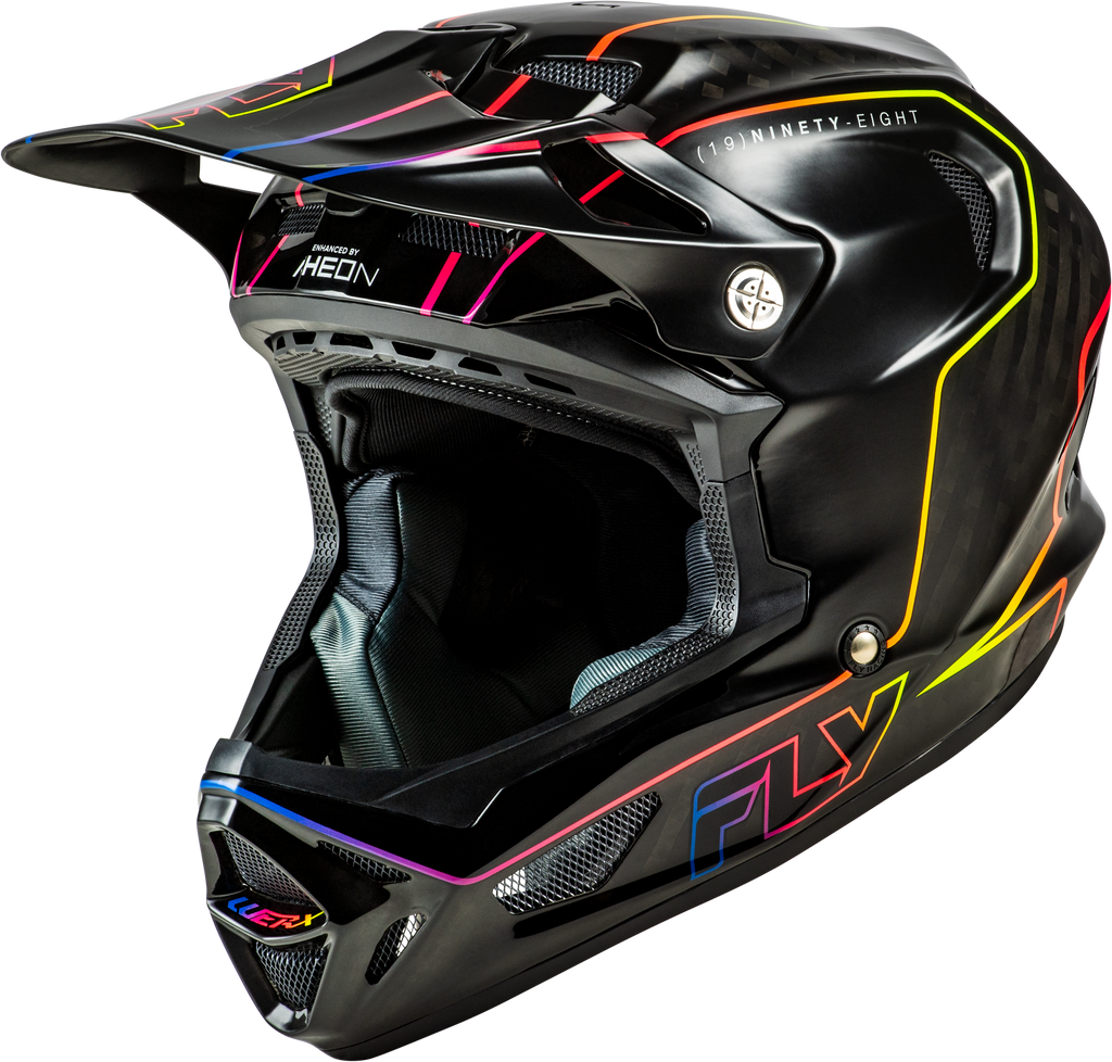 Werx R Flow Carbon Helmet Black Carbon/Black/Multi Xs