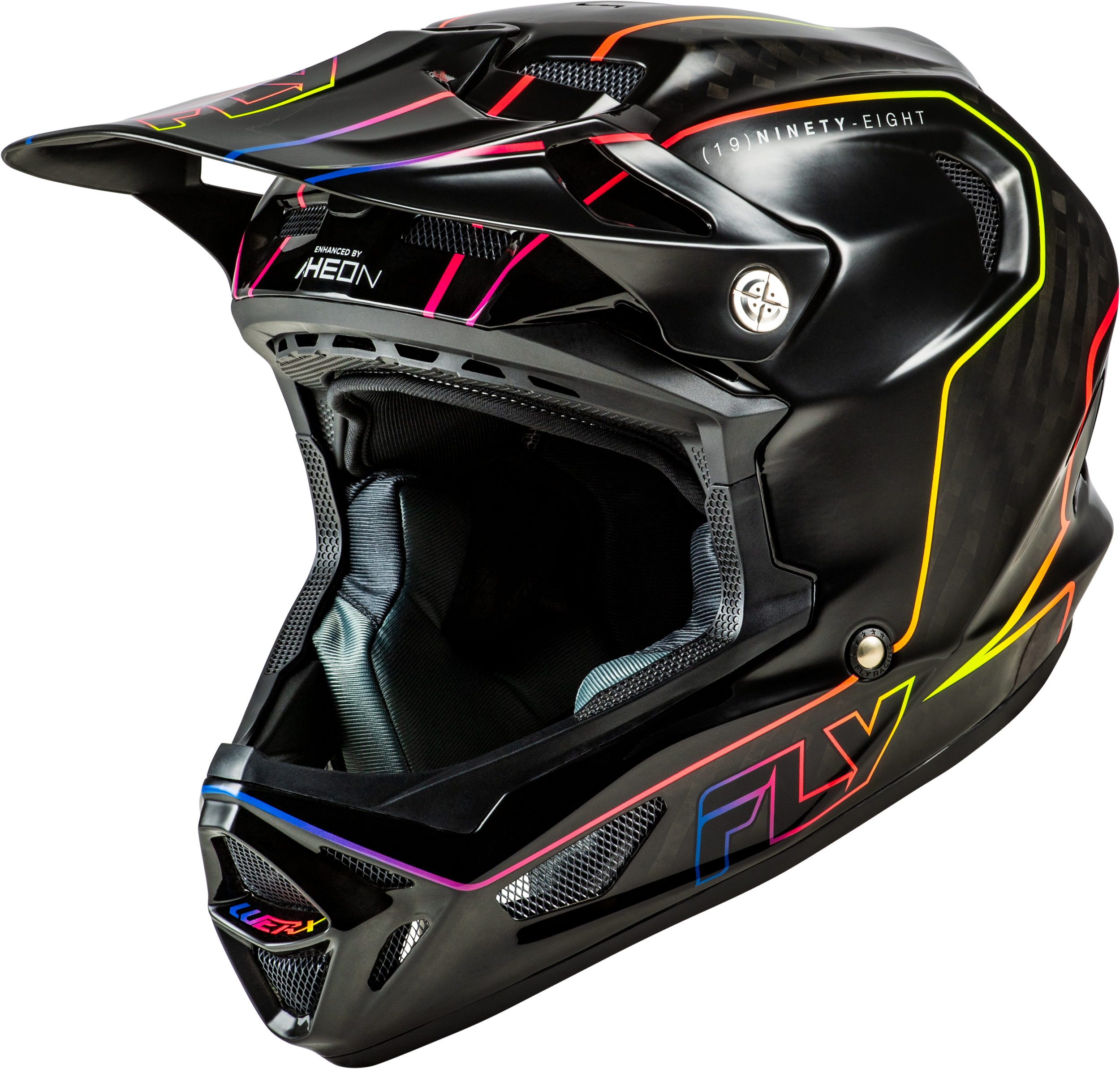 Werx R Flow Carbon Helmet Black Carbon/Black/Multi Xl