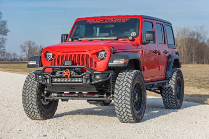 Rough Country | 3.5 Inch lift Kit | C/A Drop | FR D/S | M1R | Jeep Wrangler Unlimited (24-26) | 91944