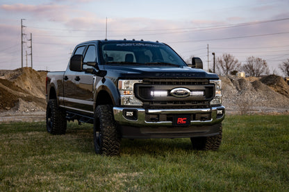 LED Light Kit | Grille Mount | 10 Inch Black | Slimline | Ford F-250 Super Duty (20-22) | 70898