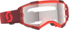 Fury Goggle Red Clear Works