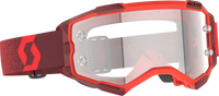 Fury Goggle Red Clear Works
