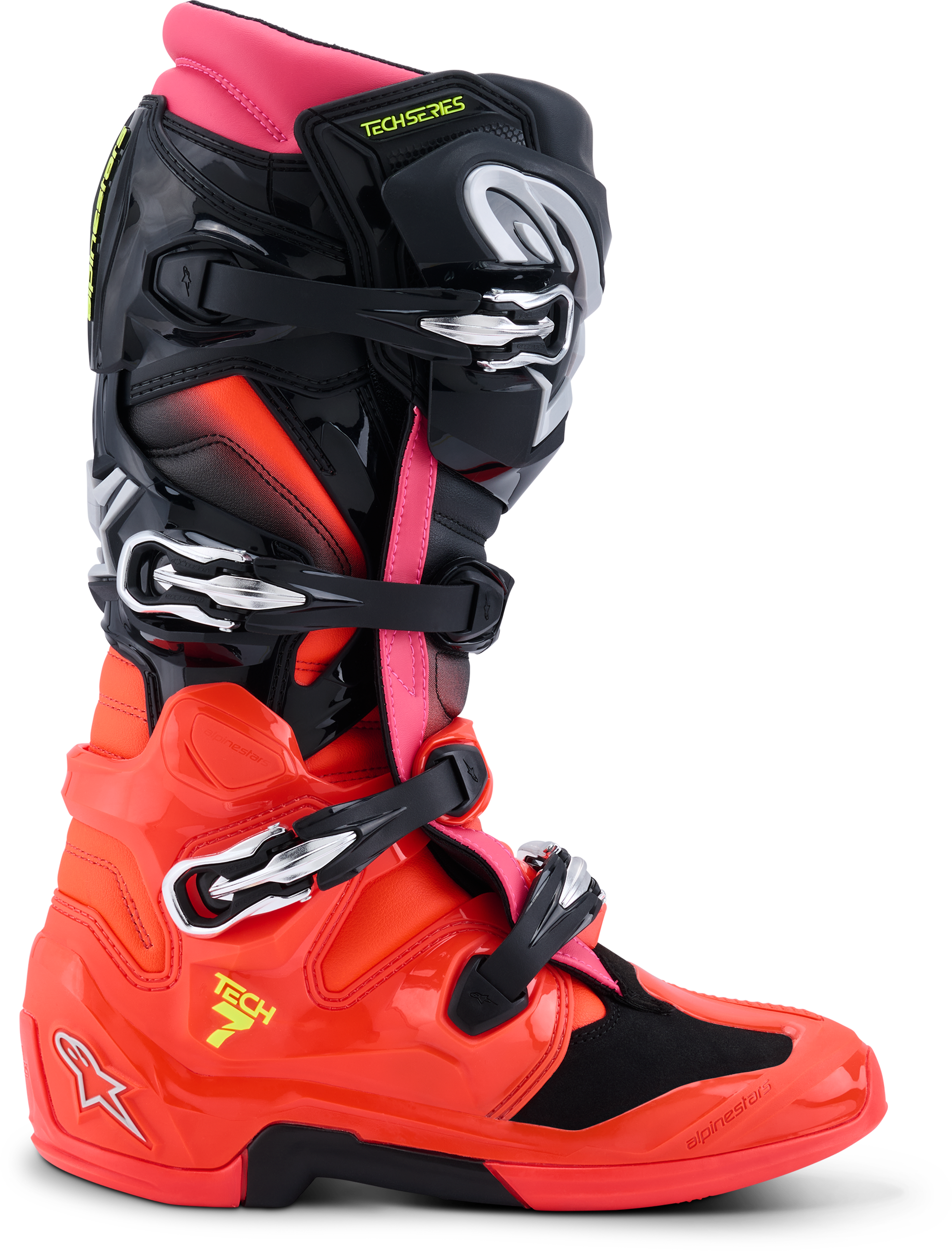 Tech 7 Black/Red Fluo/Pink Fluo 9