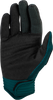 F 16 Gloves Teal/White 2x