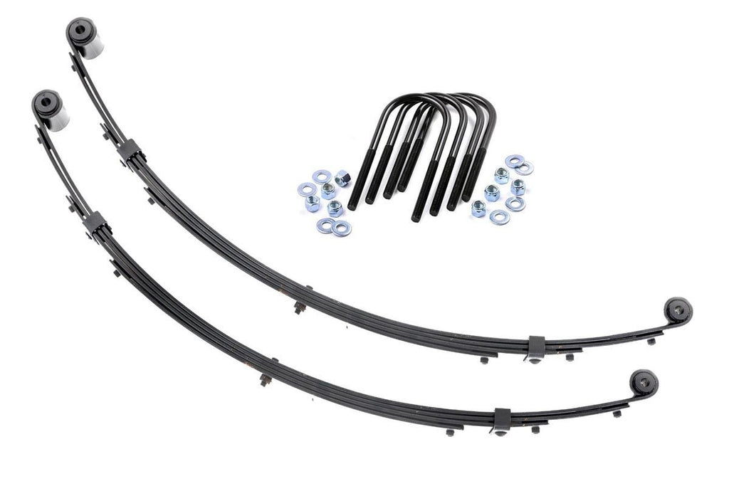 Front Leaf Springs | 4" Lift | Pair | Jeep Wrangler YJ 4WD (1987-1995) | 8010Kit
