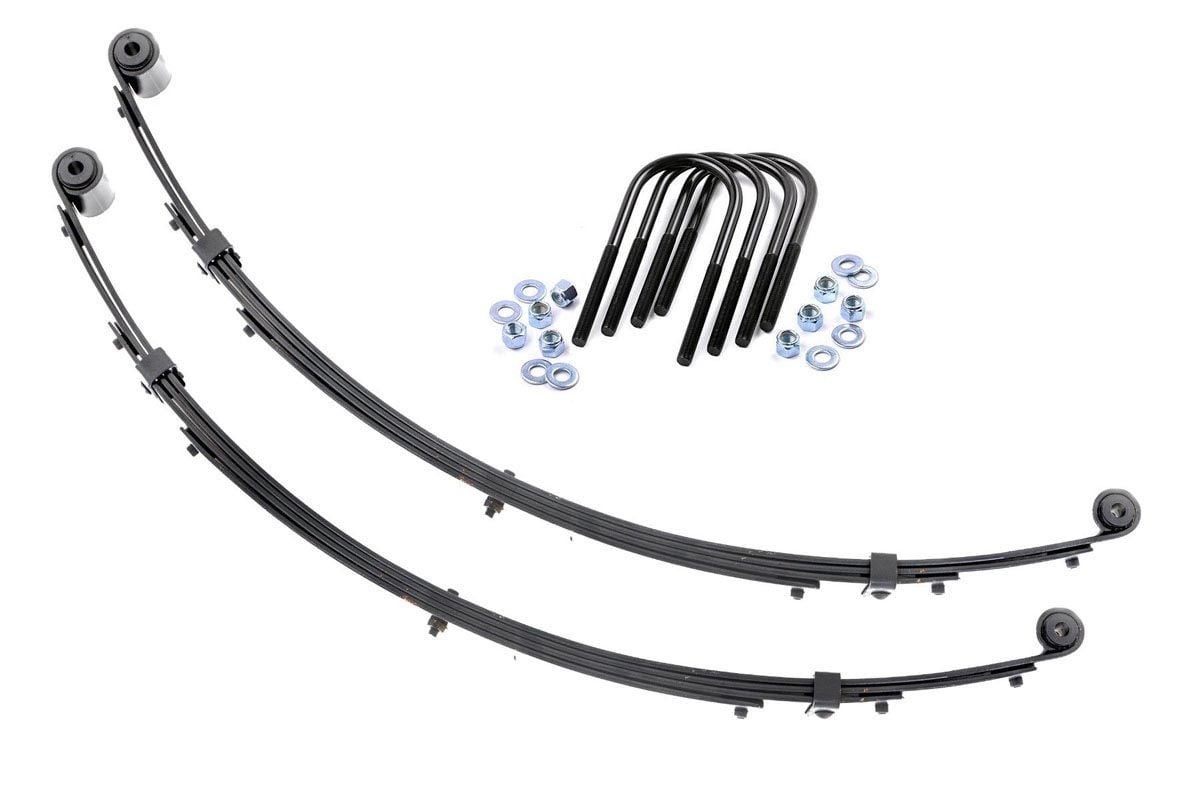 Front Leaf Springs | 4" Lift | Pair | Jeep Wrangler YJ 4WD (1987-1995) | 8010Kit