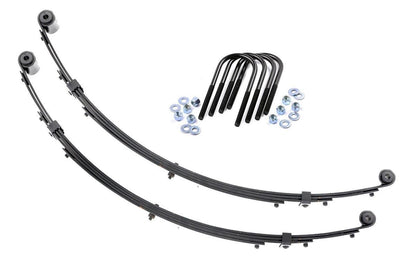 Front Leaf Springs | 4" Lift | Pair | Jeep Wrangler YJ 4WD (1987-1995) | 8010Kit