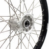KKE 21" 19" MX Casting Alloy Wheels For HONDA CRF250R CRF450R CR125R CR250R 2002-2013 Silver&Black