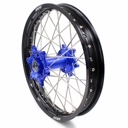KKE 21 & 18 Enduro Wheels Rims Set for Yamaha WR250R 2008-2020 Blue&Black