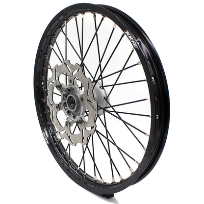 KKE 21 & 19 Casting MX Wheels for YAMAHA YZ250F 2001-2021 YZ450F 2003 Silver