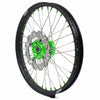 KKE 21 & 19 MX Wheels for Kawasaki KX250F 2019 and 2021 Green Nipple(2020 Excluded)
