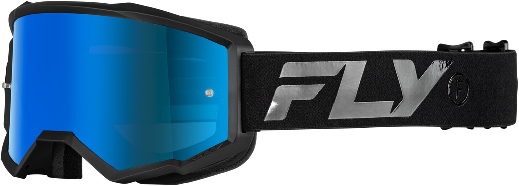 Youth Zone Goggle Black/Black W/ Sky Blue Mirror/Smoke Lens