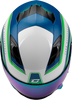 Ff 98 Aftershock Helmet White/Neon Green Md