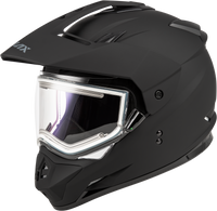 Gm 11s Snow Helmet W/ Elec Shield Matte Black Xs