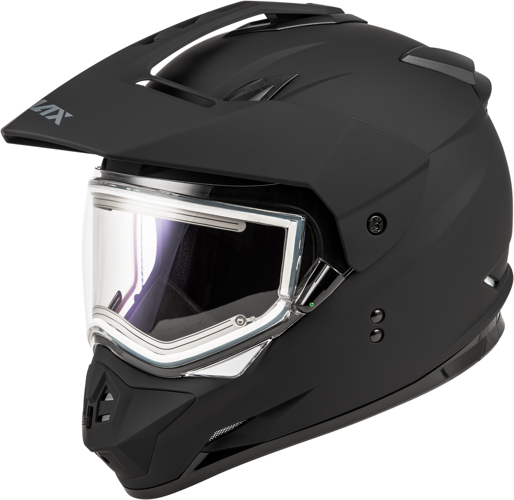 Gm 11s Snow Helmet W/ Elec Shield Matte Black Sm