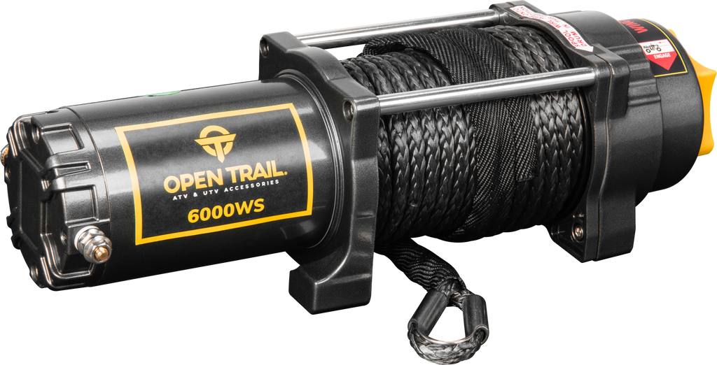 6000lb Wide Winch Synthetic Rope