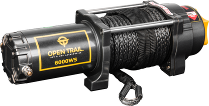 6000lb Wide Winch Synthetic Rope