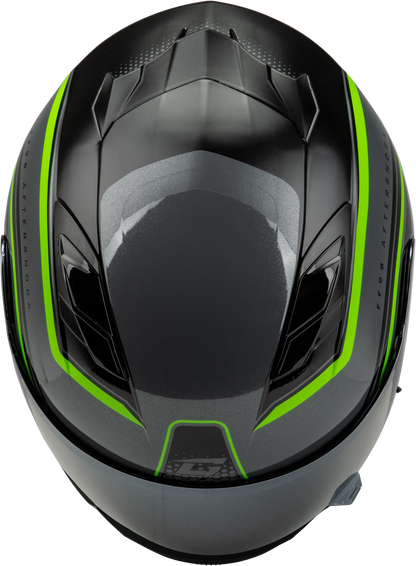 Ff 98 Aftershock Helmet Grey/Neon Green Sm