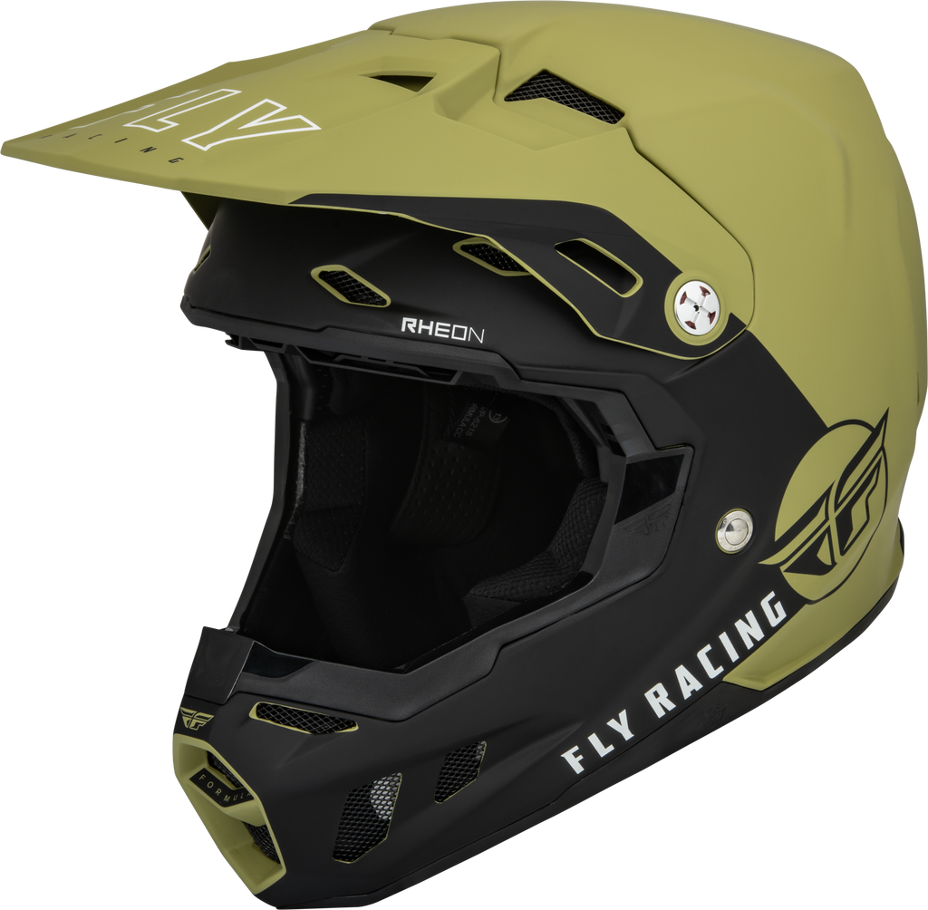 Youth Formula Cc Centrum Helmet Matte Olive Grn/Blk Yl