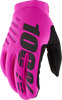 Brisker Women's Gloves Neon Pink/Black Md