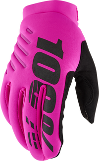 Brisker Women's Gloves Neon Pink/Black Md