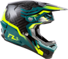 Formula S Carbon Byte Helmet Black Carbon/Teal/Lime Md