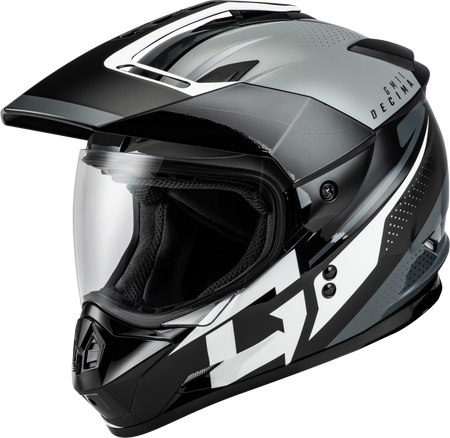 Gm 11 Decima Helmet Black/Grey/White Sm