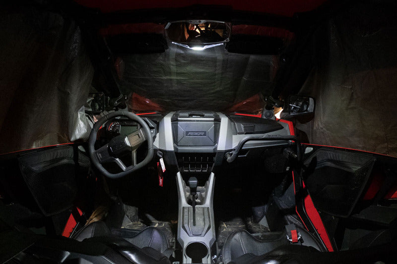 Seizmik 04+  Honda/Kawasaki Halo RA Rearview LED Mirror 2 in.