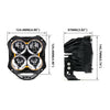 5" Spot Beam Cube Light 2 Piece Kit