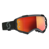 Fury Goggle Black Orange Chrome Works Lens
