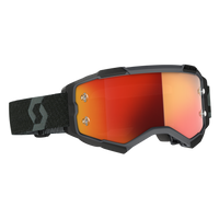 Fury Goggle Black Orange Chrome Works Lens