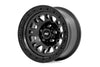 Rough Country 82 Series Wheel | One-Piece | Semi Gloss Black | 15x8 | 5x5.5 | -19mm | 82151814