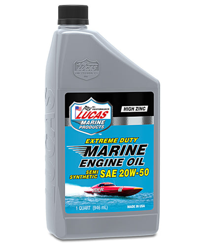 Marine Engine Oil 20w 50 Semi Syn. 1qt