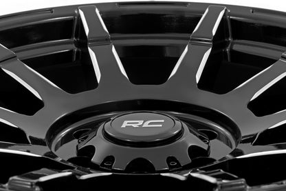 Rough Country 83 Series Wheel | One-Piece | Gloss Black | 17x9 | 6x5.5 | +0mm | 83170912