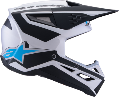 Sm3 Heat Helmet Silver/Blue/Black Matt 2x